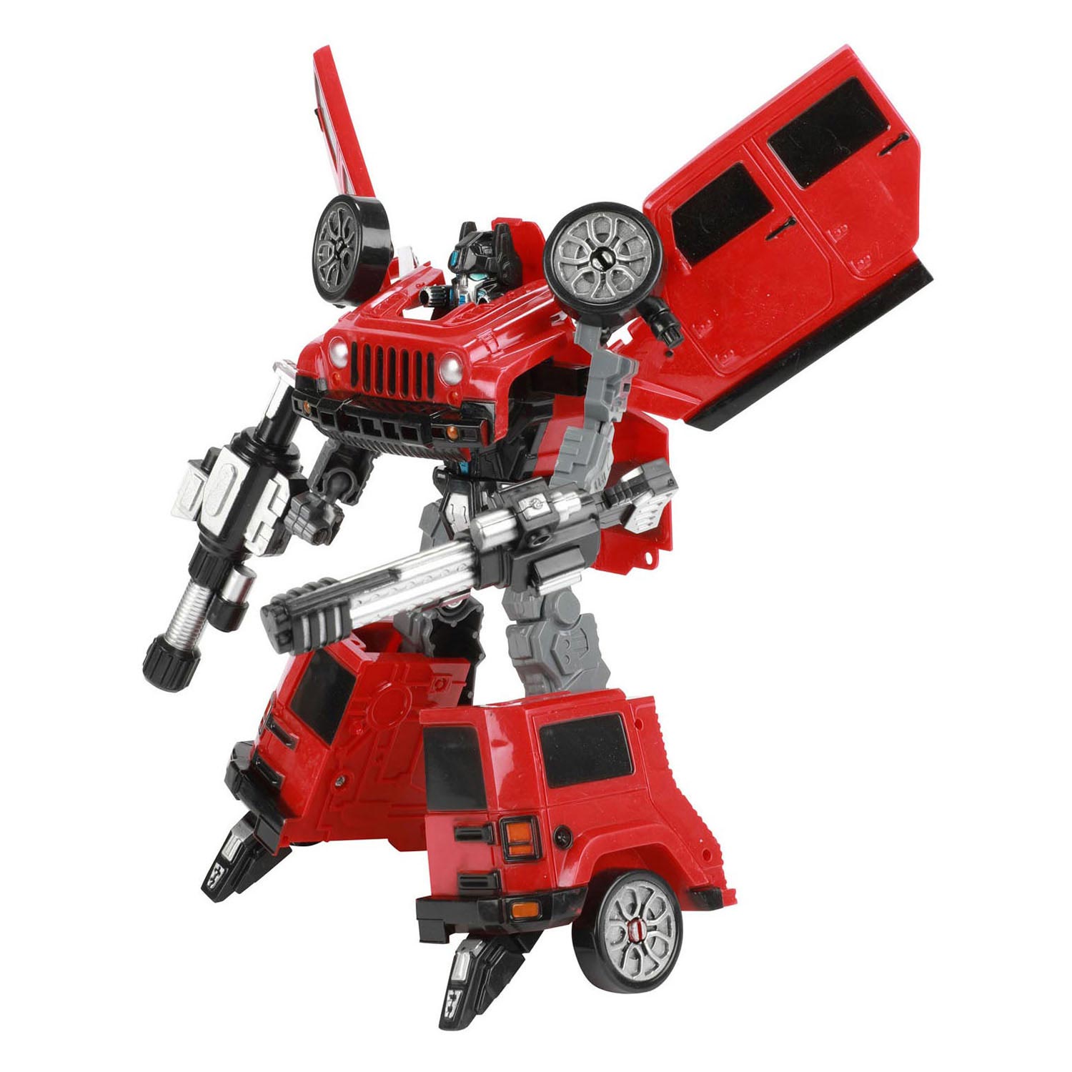 Robot changeant Roboforces - SUV Levin Warrior Rouge