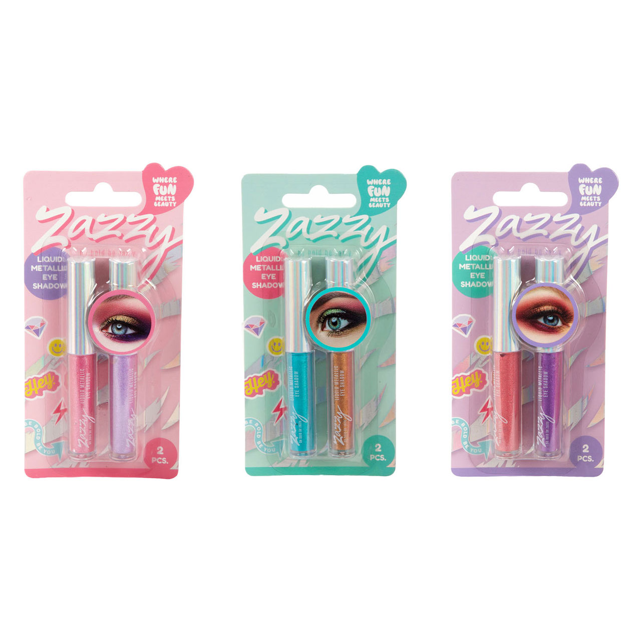 Zazzy Voeibare Oogschaduw Metallic - 2st
