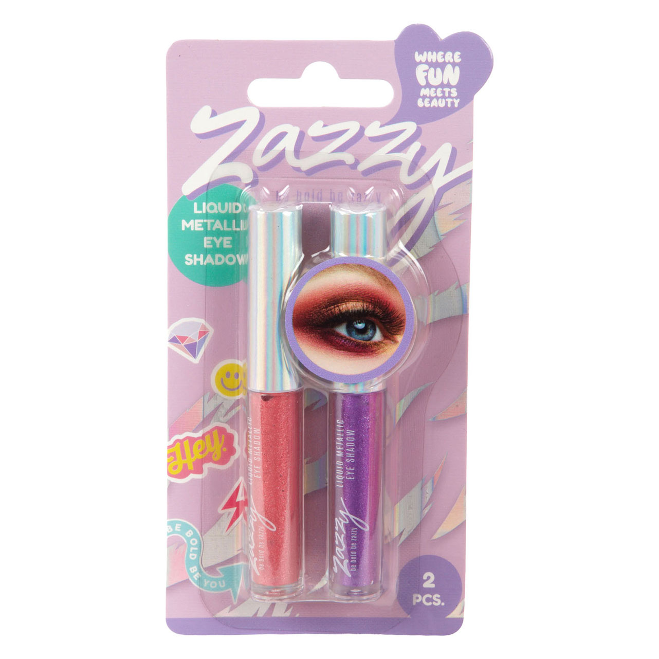 Zazzy Voeibare Oogschaduw Metallic - 2st