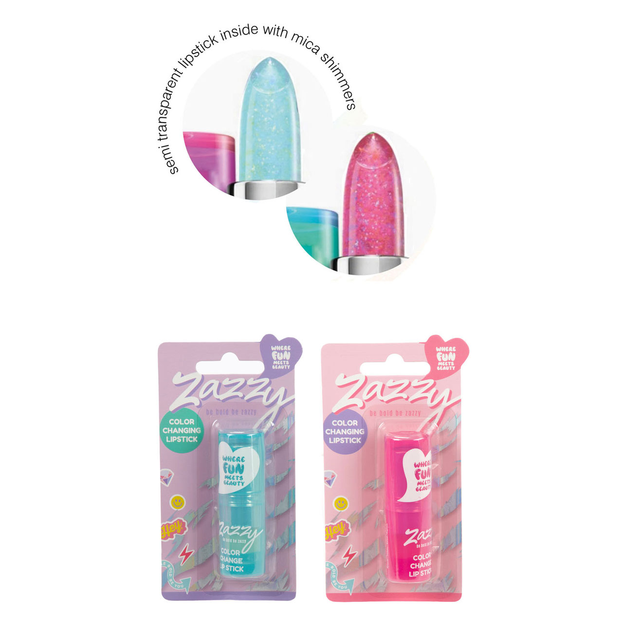 Zazzy Kleurveranderende Lippenstift