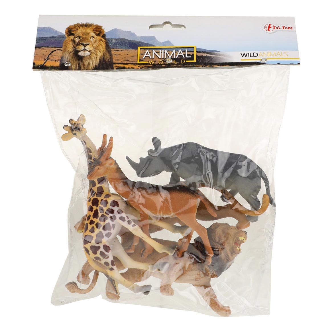 Animal World Animaux sauvages Deluxe, 5 pièces.
