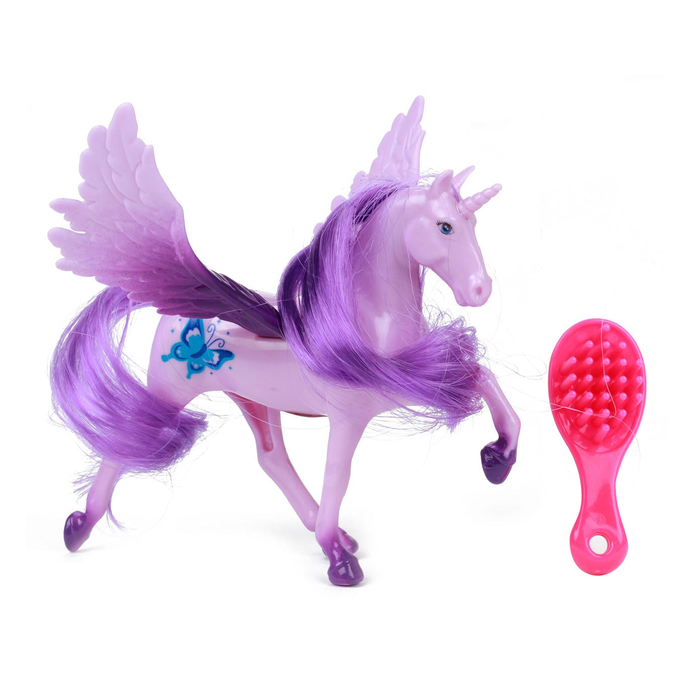 Dream Horse Eenhoorn Speelfiguur Pegasus met Borstel