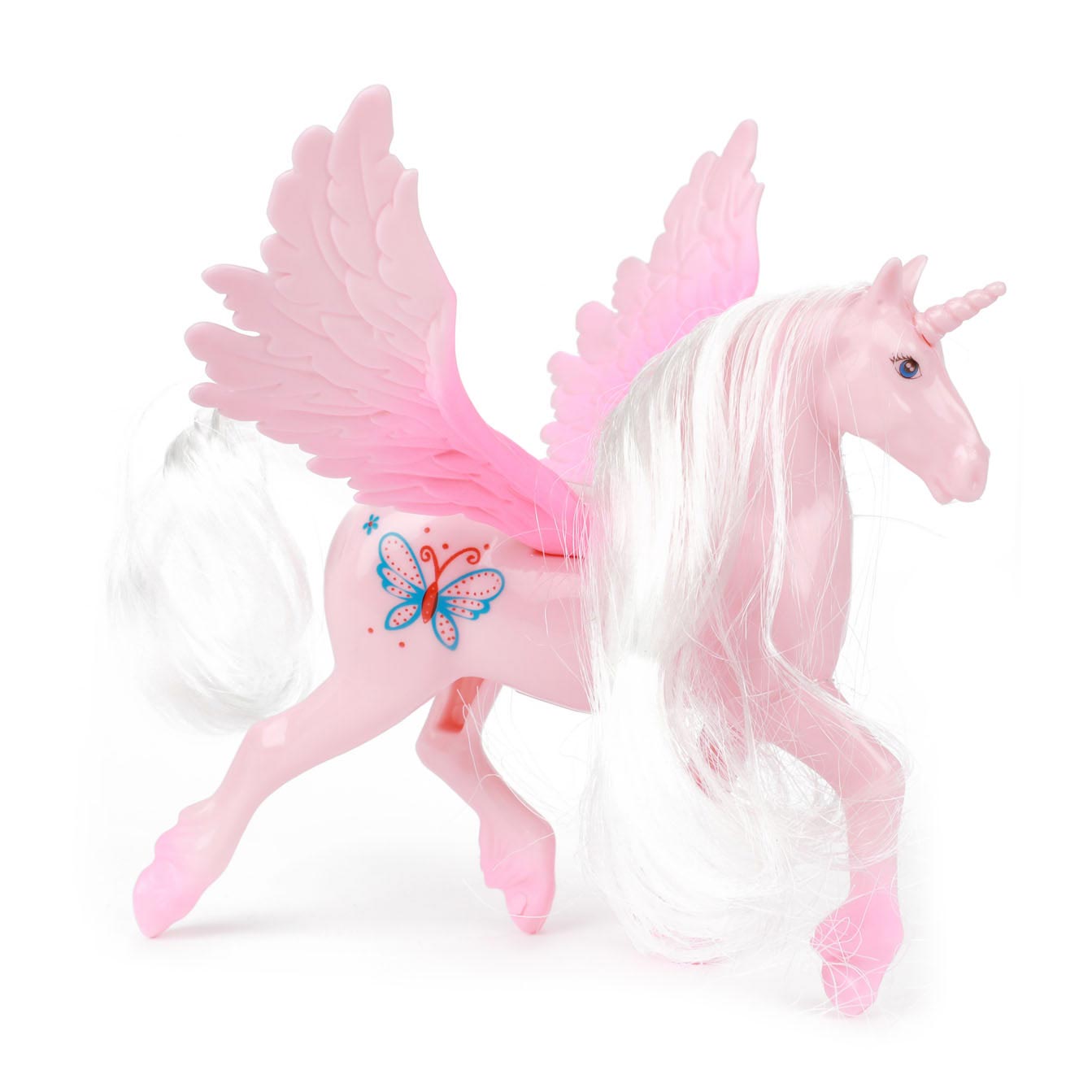Figurine de jeu Licorne Dream Horse Pegasus avec brosse