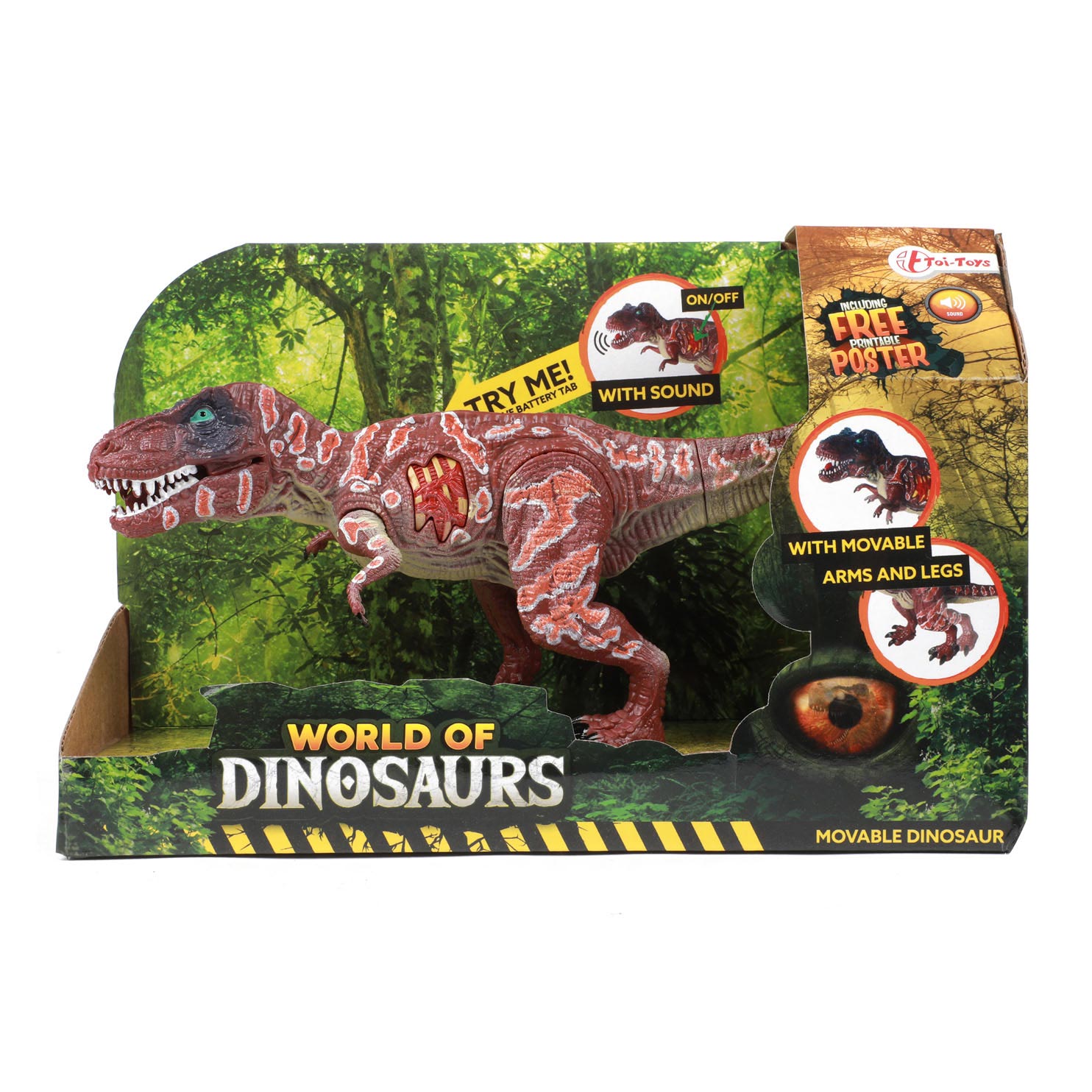 World of Dinosaurs T-Rex, beweglicher Dino mit Sound