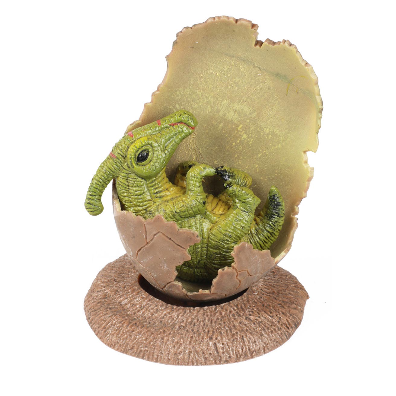 Welt der Dinosaurier Baby-Dino in zerbrochenem Ei
