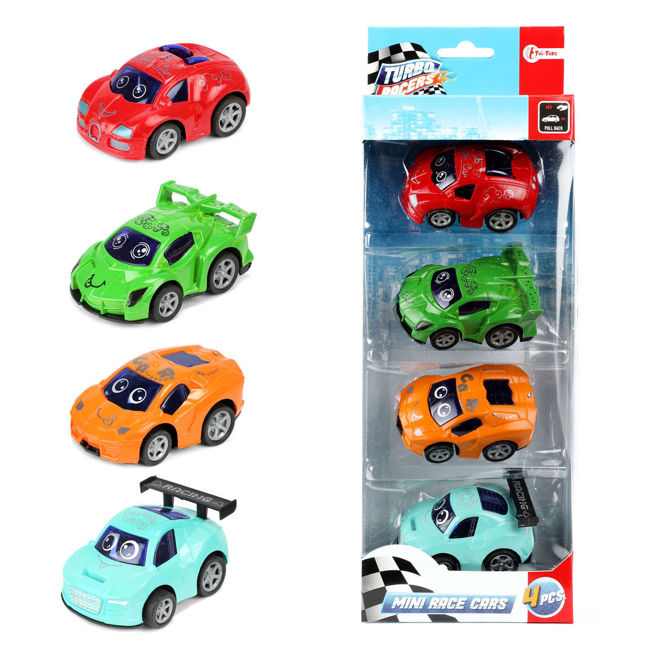 Turbo Racers Mini Supercars, 4dlg.