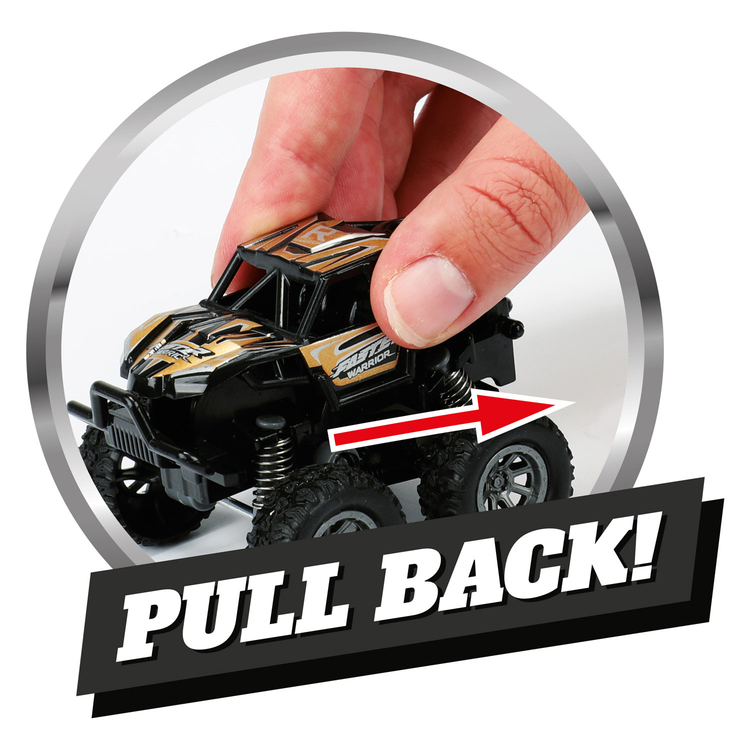 Cars und Lastwagen Pullback Monster Truck 4x4