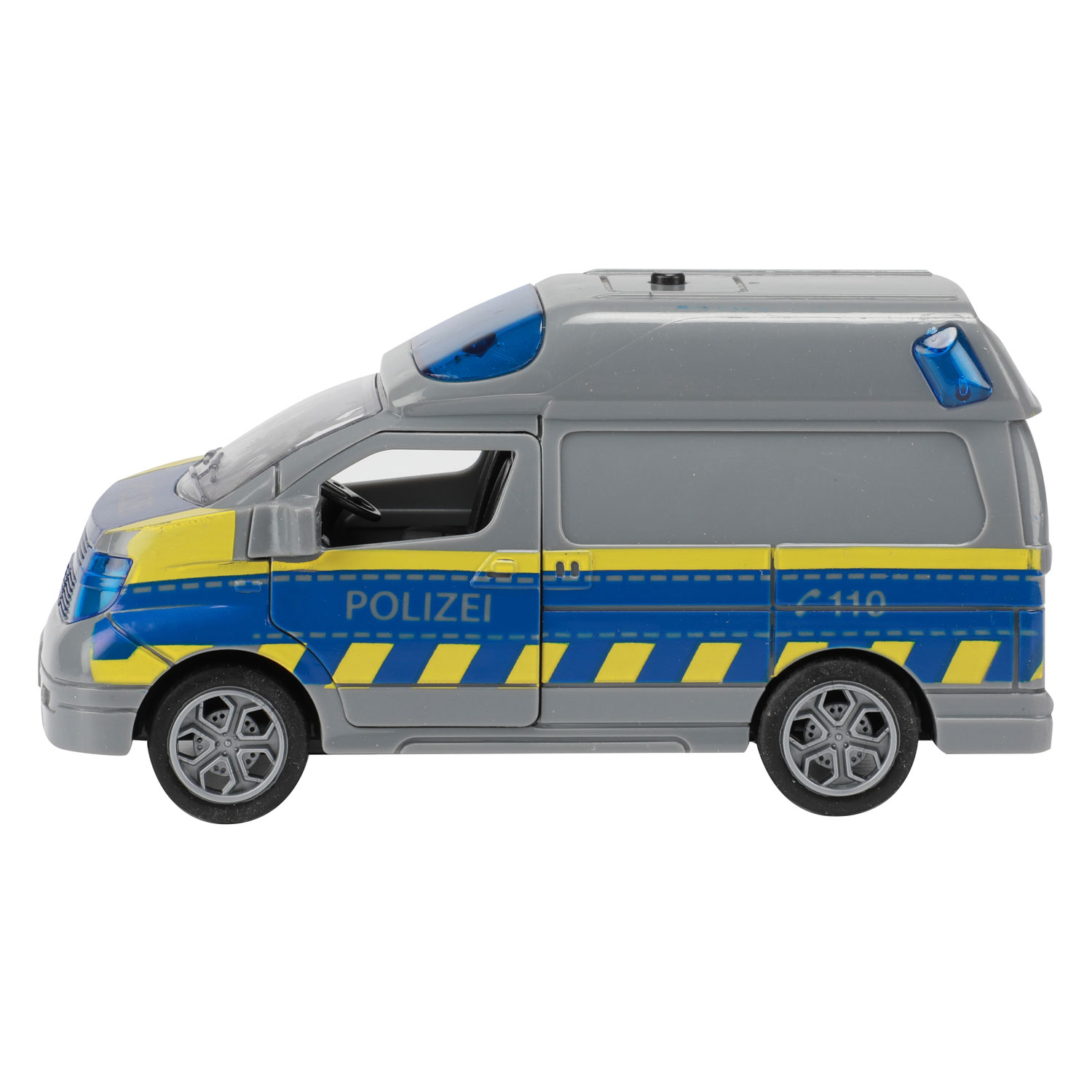 Cars et camions Friction Fourgon de police (DE) avec lumière et son