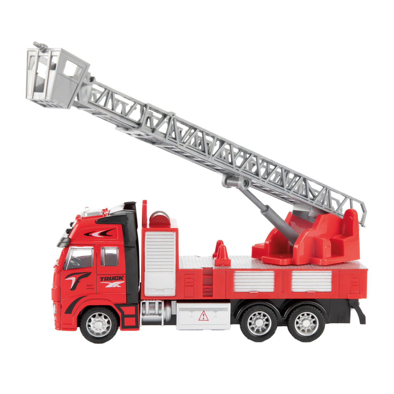 Camion de pompiers rétractable en métal 1:38