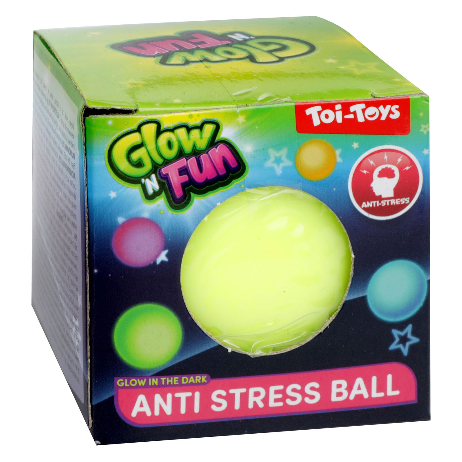 Glow N Fun Anti Stressbal Glow in the Dark