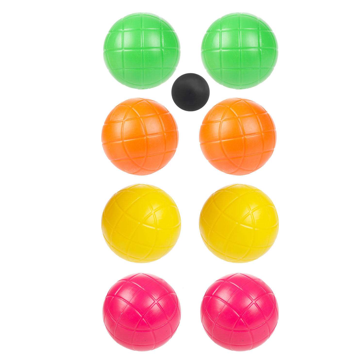 Jeu de boules, 9 pièces.