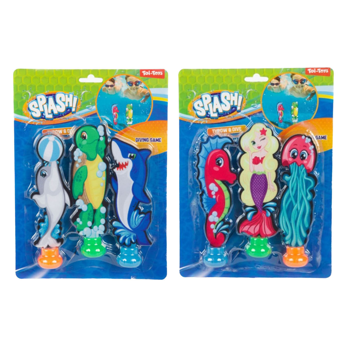 Splash plongeurs et créatures marines