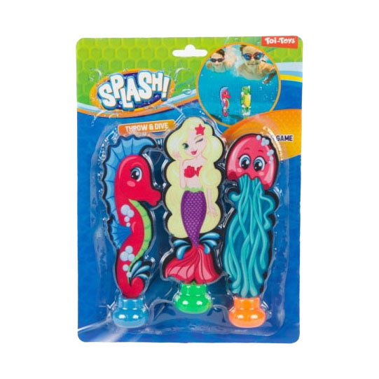 Splash plongeurs et créatures marines