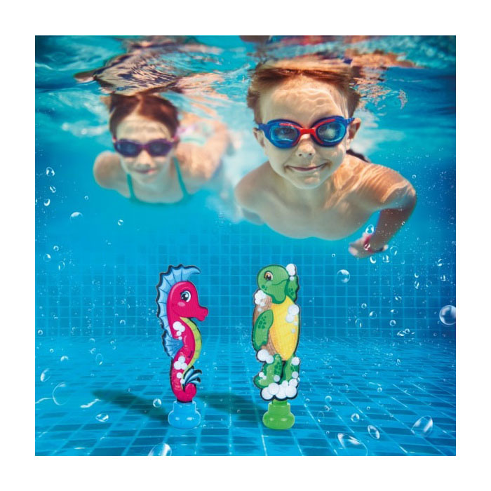 Splash plongeurs et créatures marines