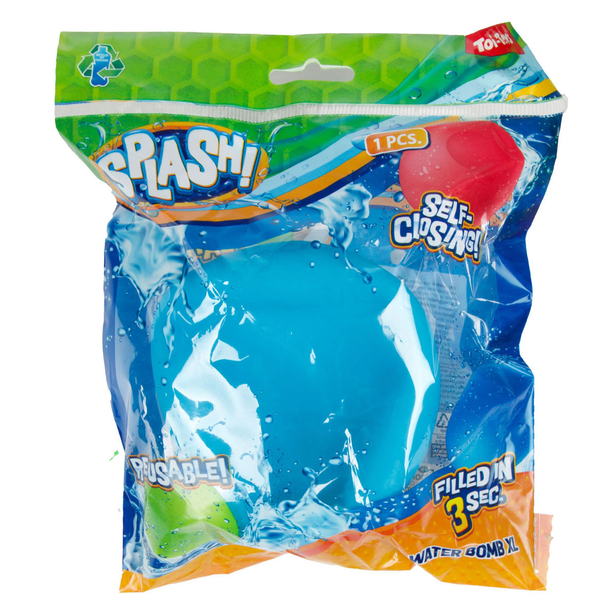 Ballon d'eau Splash XL réutilisable à fermeture automatique