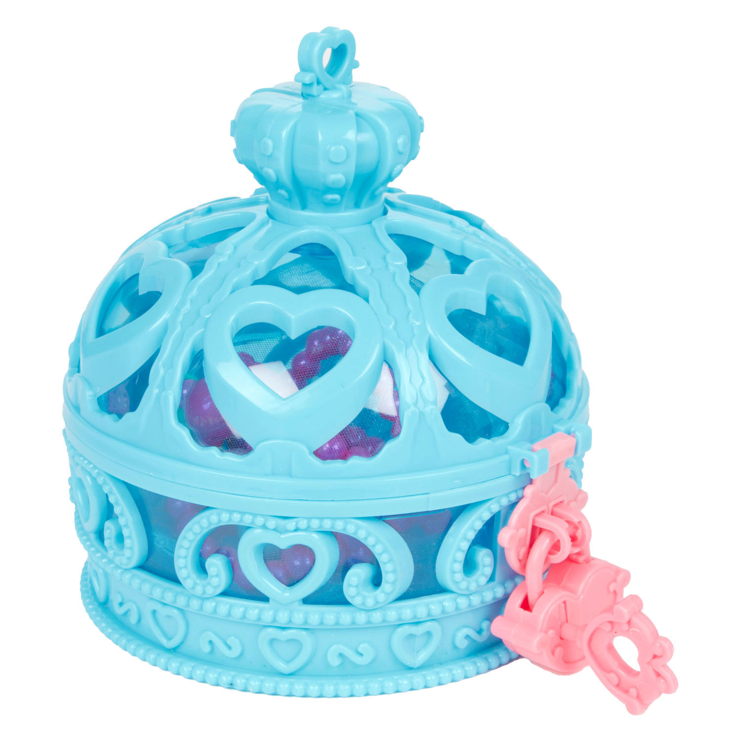 Boîte à bijoux couronne Princess Friends avec accessoires
