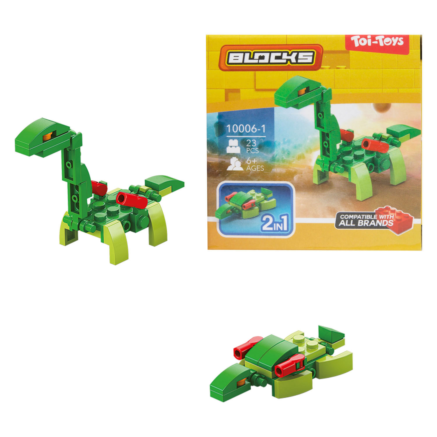 Blocks Bouwstenen Dino Robot