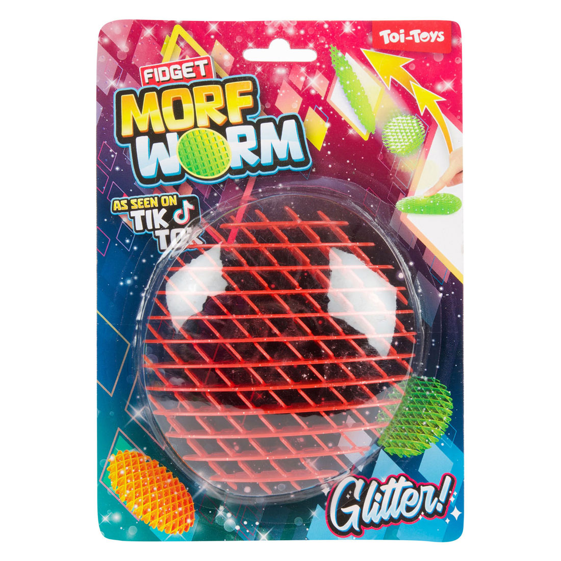 Glitter Morf Worm Fidget