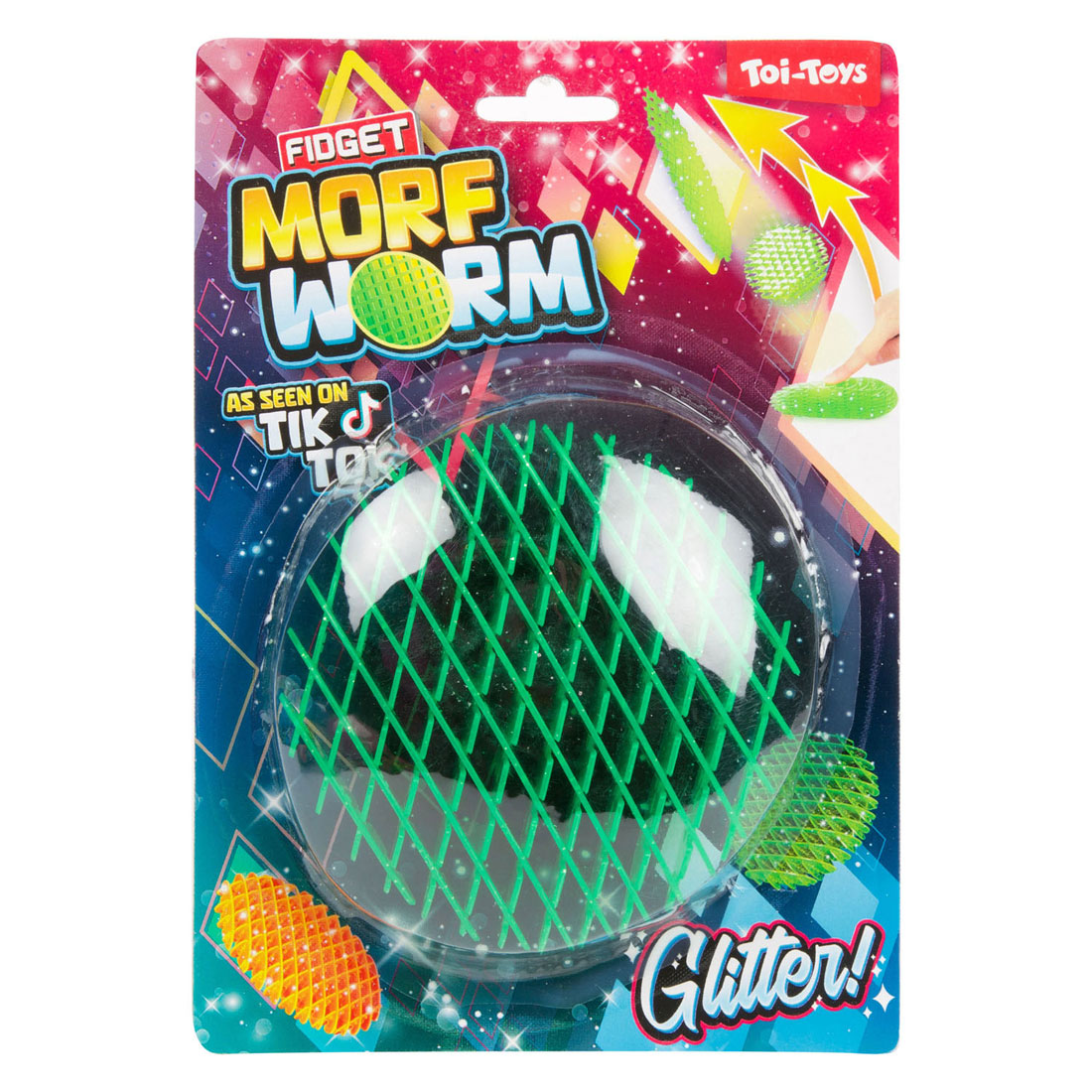 Glitter Morf Worm Fidget