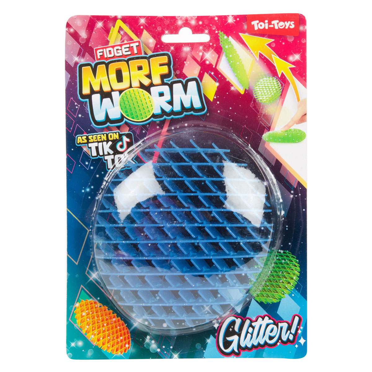 Glitter Morf Worm Fidget