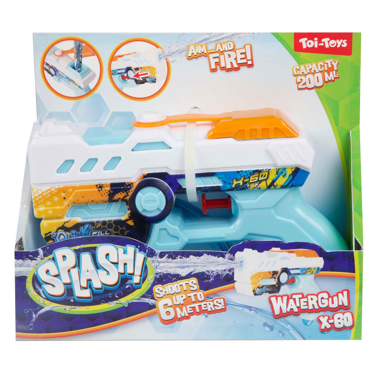 Splash Waterpistool Quick Fill X60