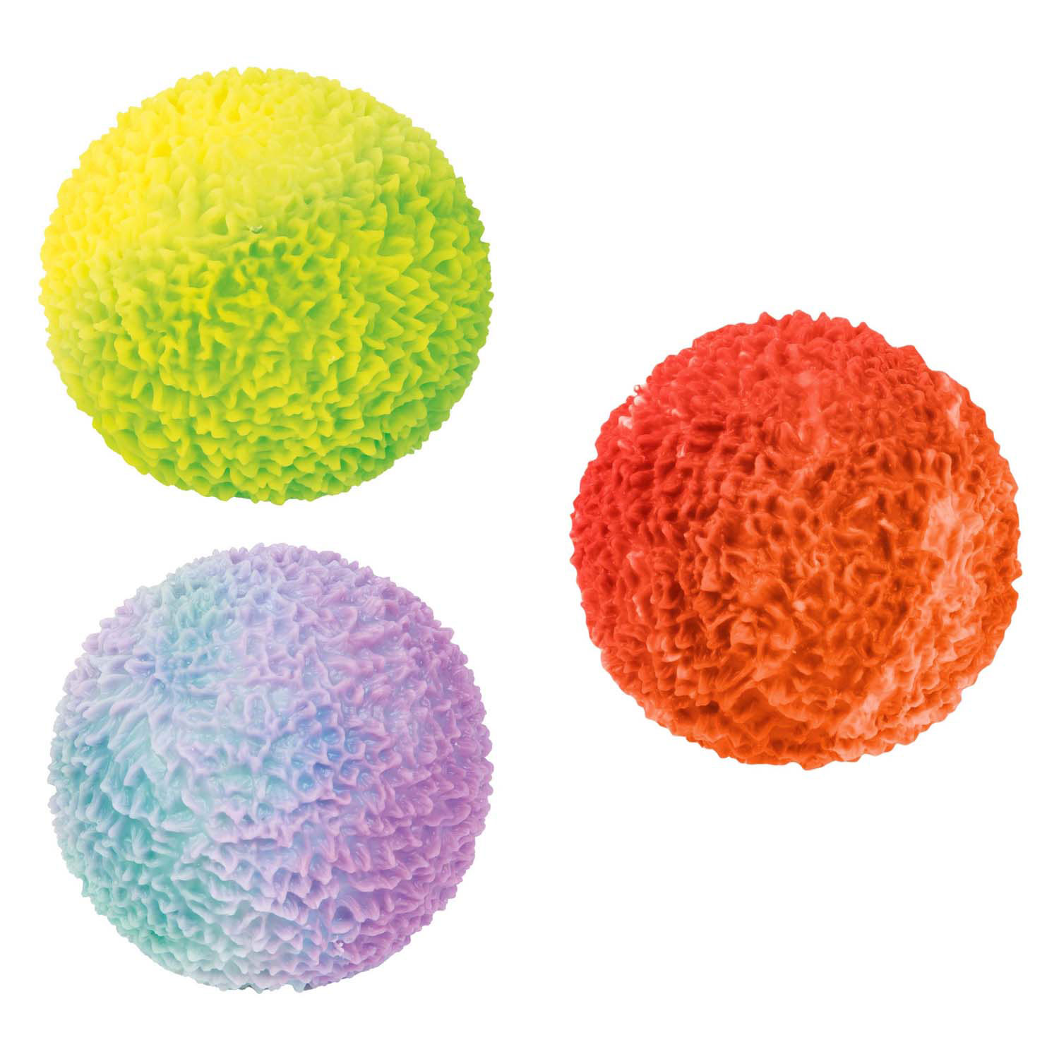 Fun Textuurknijpbal Moss Gevuld met Foam, 8cm 