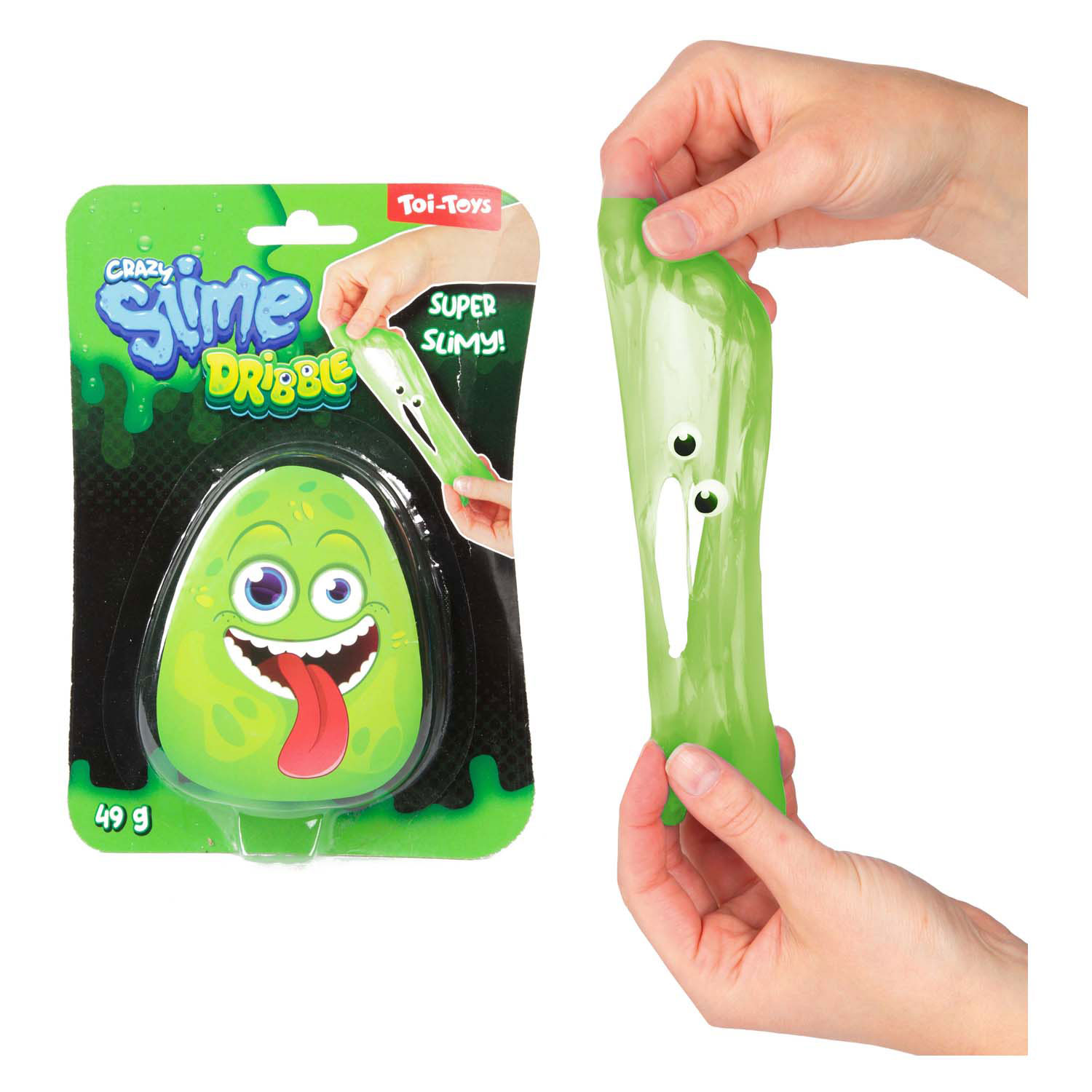 Crazy Slime Slijm Monster met Ogen