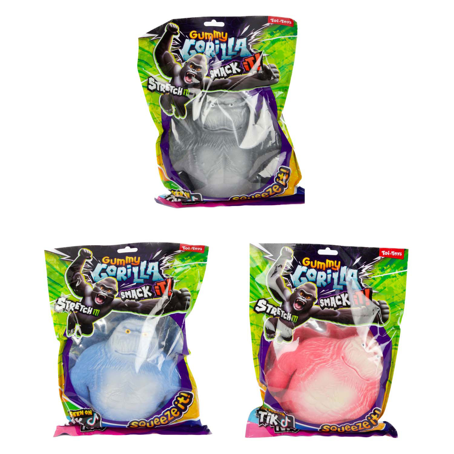 Fun kneed Gorilla Chunky Monkey Rekbaar, 850 gram