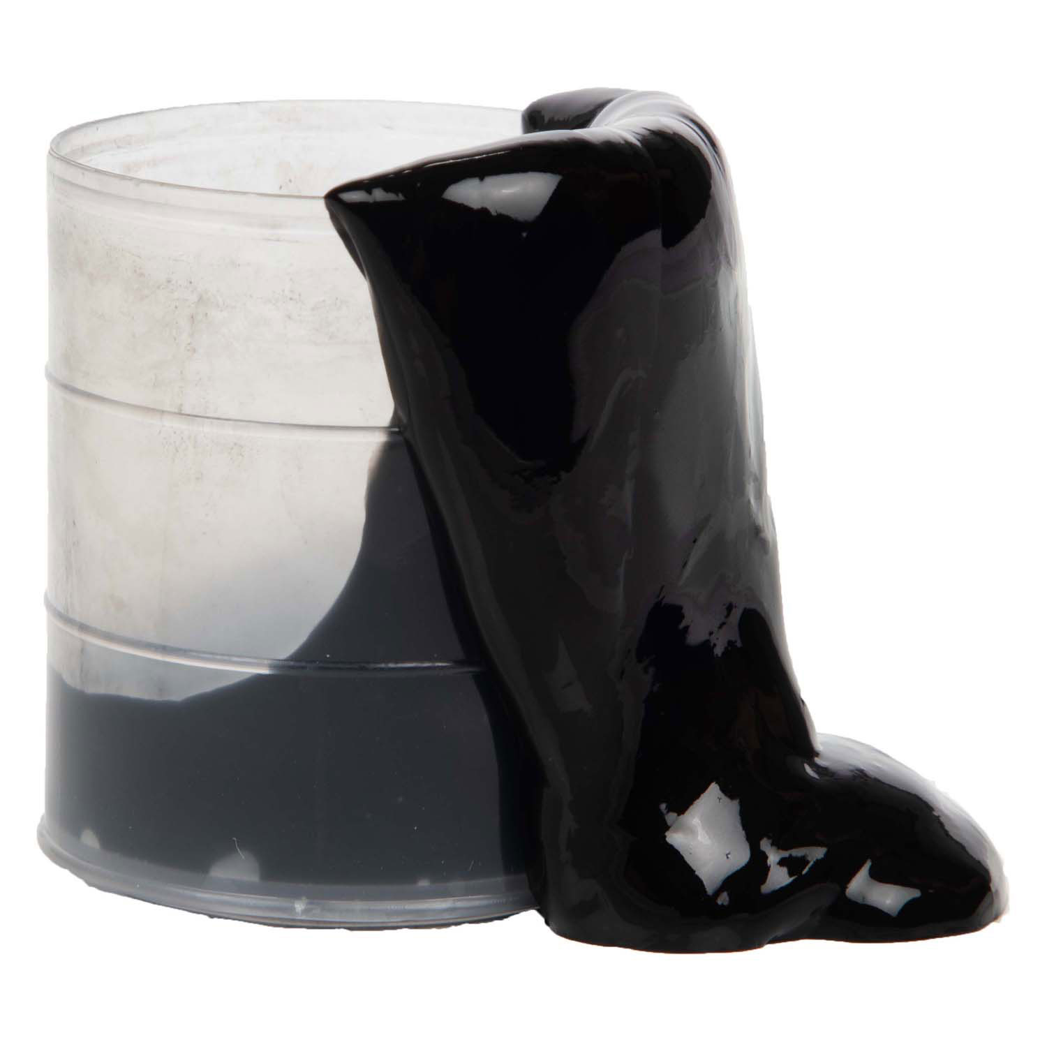 Crazy Slime Zwarte Slijm in Mini Olievat