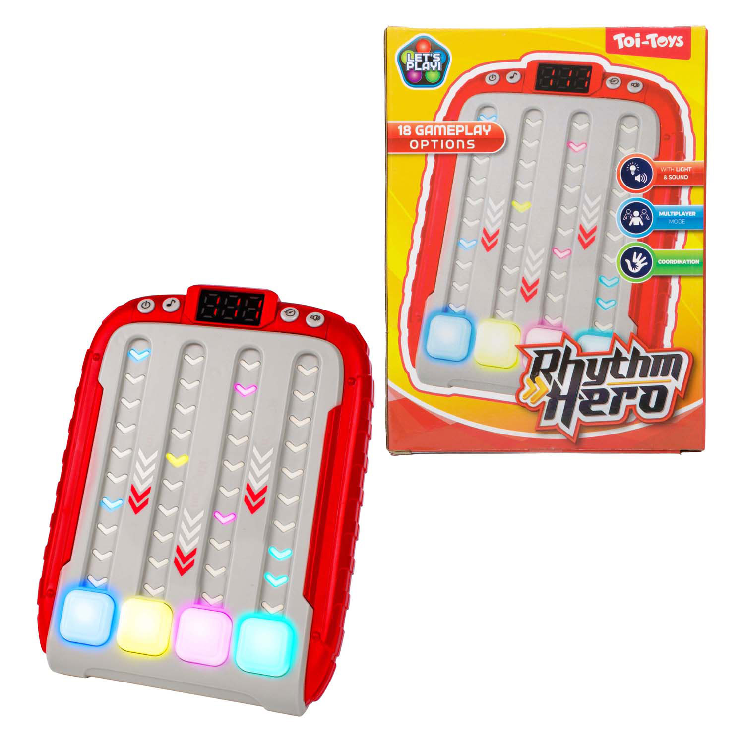 Fun Elektronisch Spel Rhythm Hero met Licht en Geluid