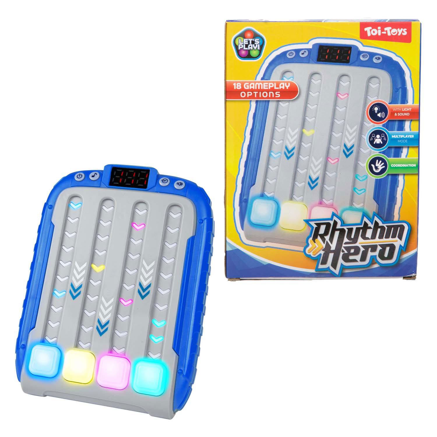 Fun Elektronisch Spel Rhythm Hero met Licht en Geluid