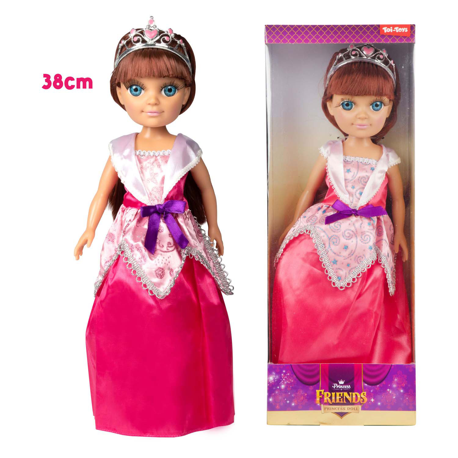 Princess Friends Modepop Prinses, 38cm