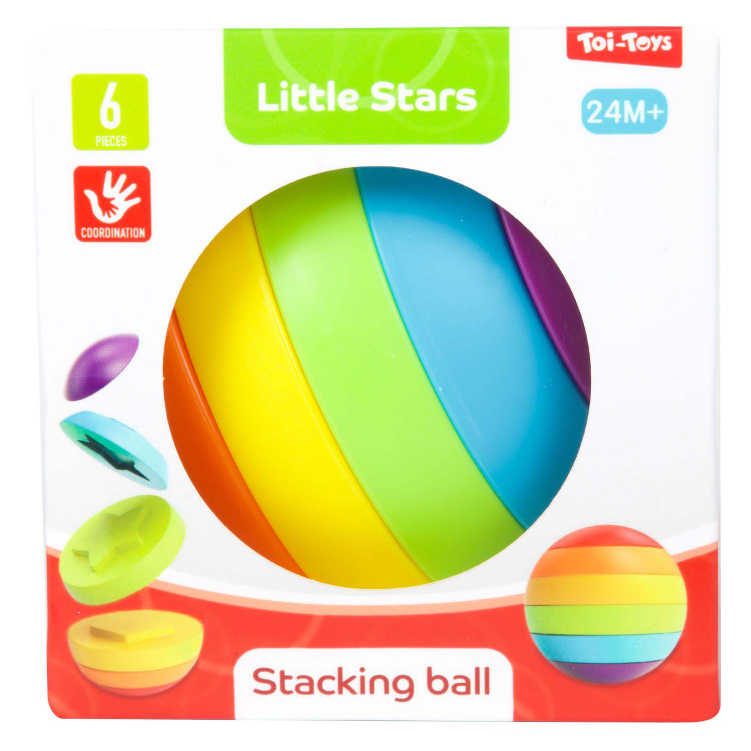 Little Stars Baby Stapeltoren Puzzelbal, 6dlg. 