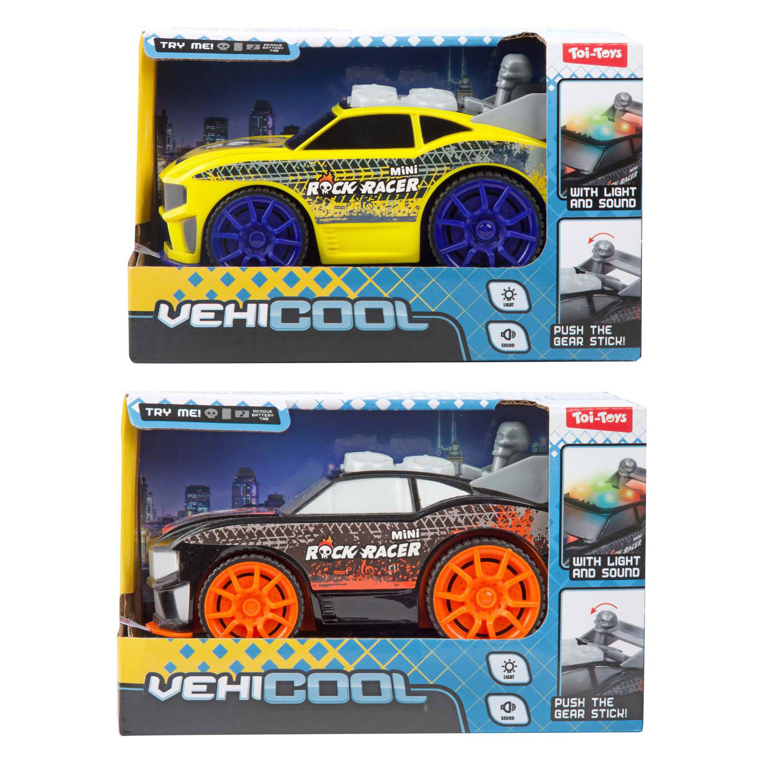 Rally Raceauto 'Rock Racer' met Licht en Geluid
