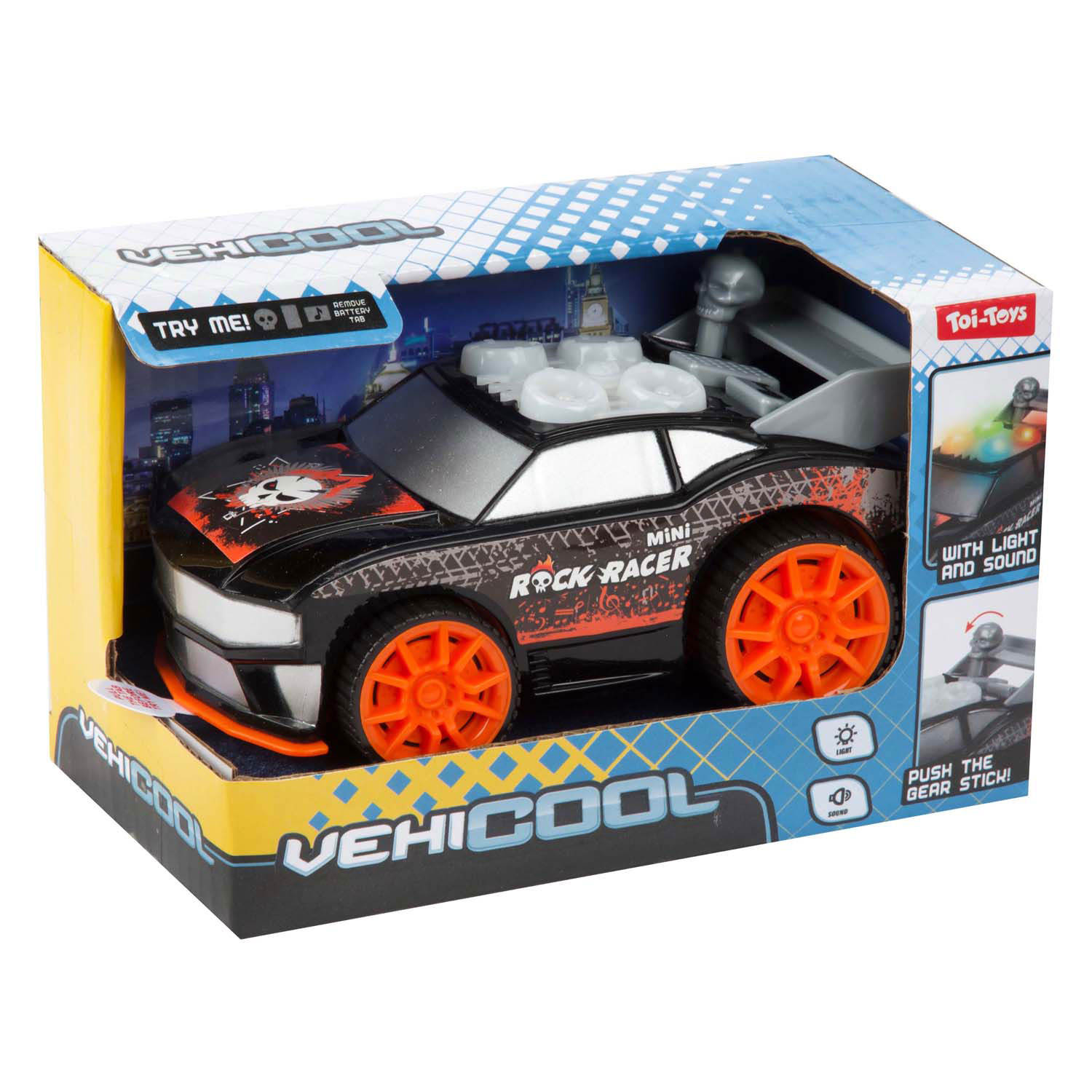 Rally Raceauto 'Rock Racer' met Licht en Geluid