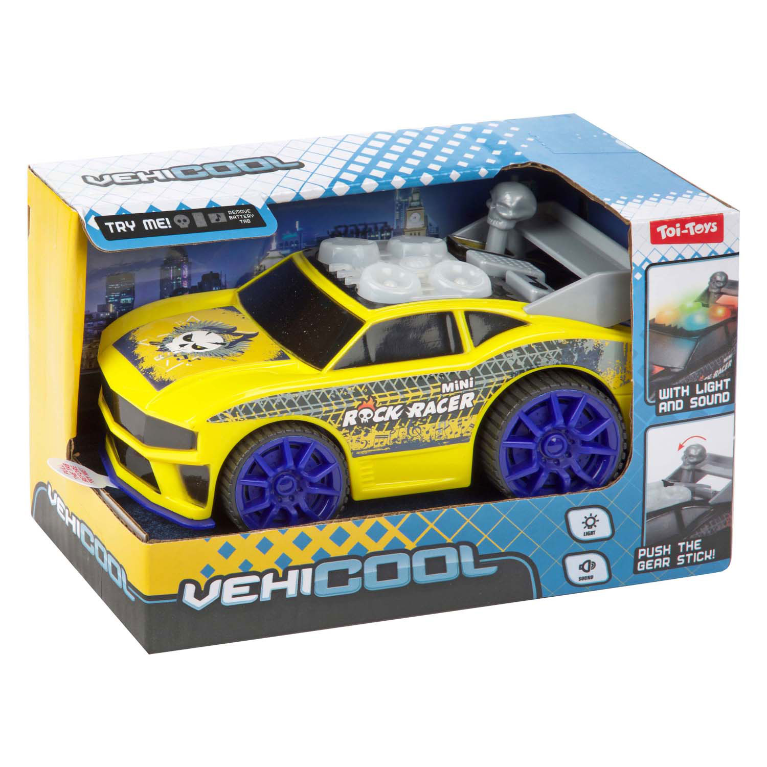 Rally Raceauto 'Rock Racer' met Licht en Geluid