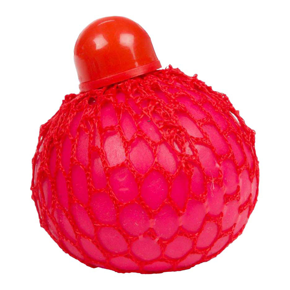Fun Knijpbal Neon Mesh, 6 cm