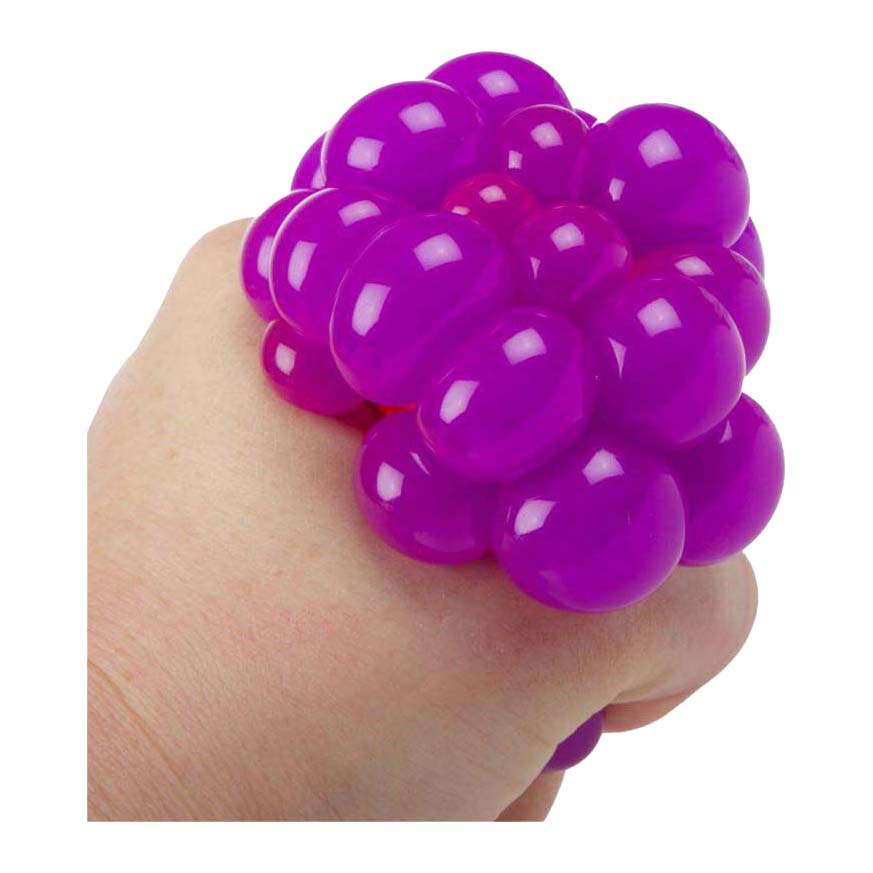 Fun Knijpbal Neon Mesh, 6 cm