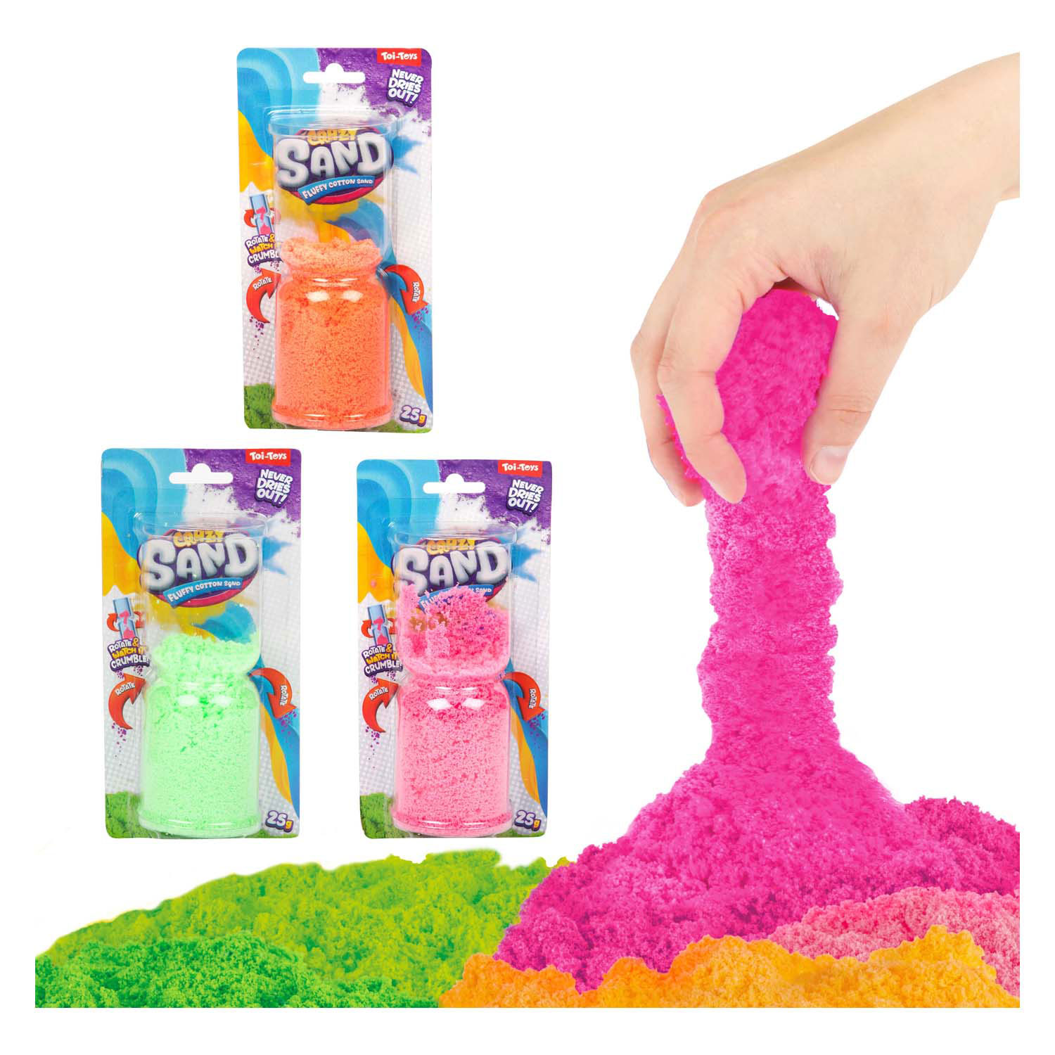 Rekbaar Zand Crazy Sand, 25 gr