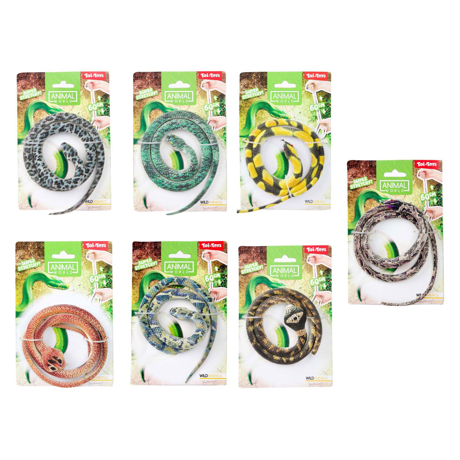 Serpent réaliste, 60 cm