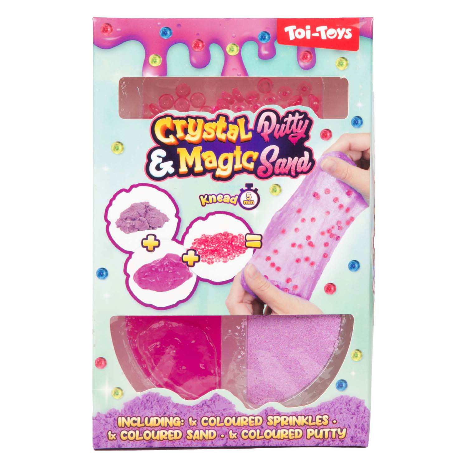 Ensemble de jeu Pâte à modeler, Sable et Paillettes