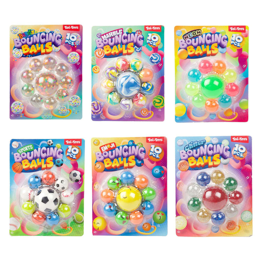 Fun Stuiterballen, 10st.