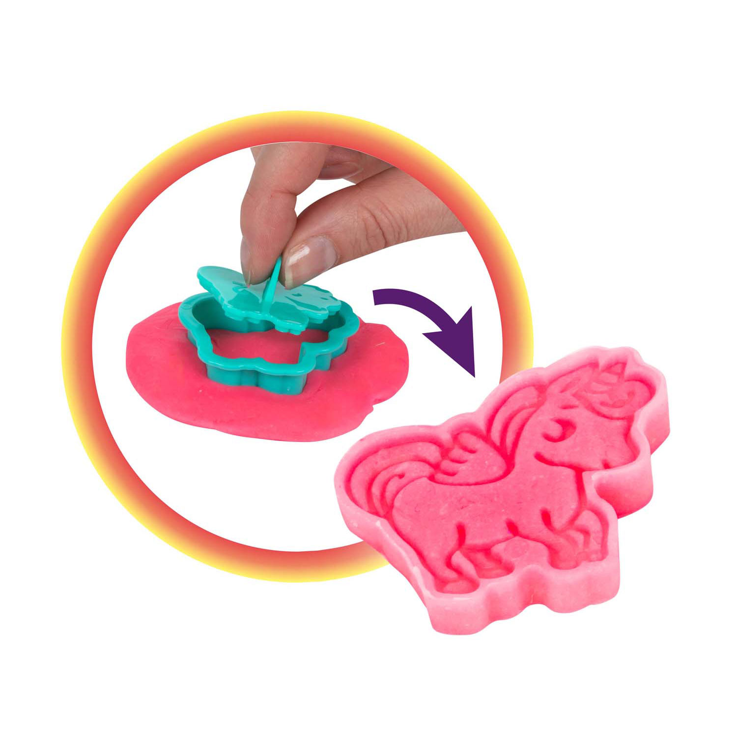 Sculptidough Kleiset Eenhoorn, 5dlg.