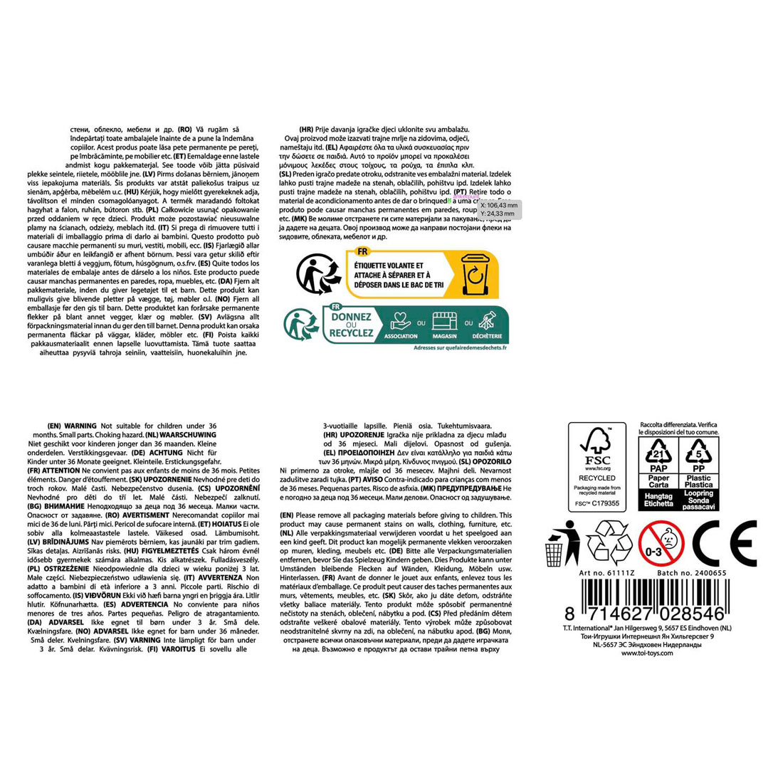 Bellenblaas Incredibubble Anti-Knoei, 30ml