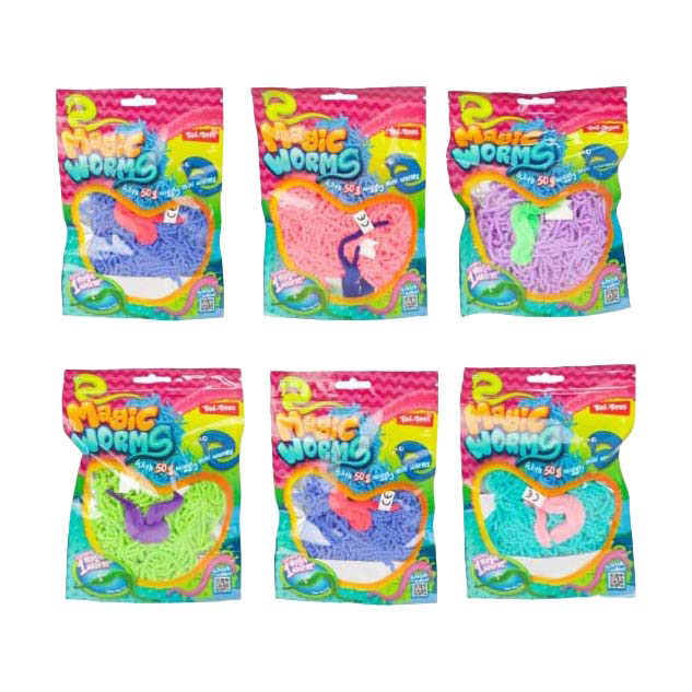Magische Worm met Mini Wormpjes - 50gr