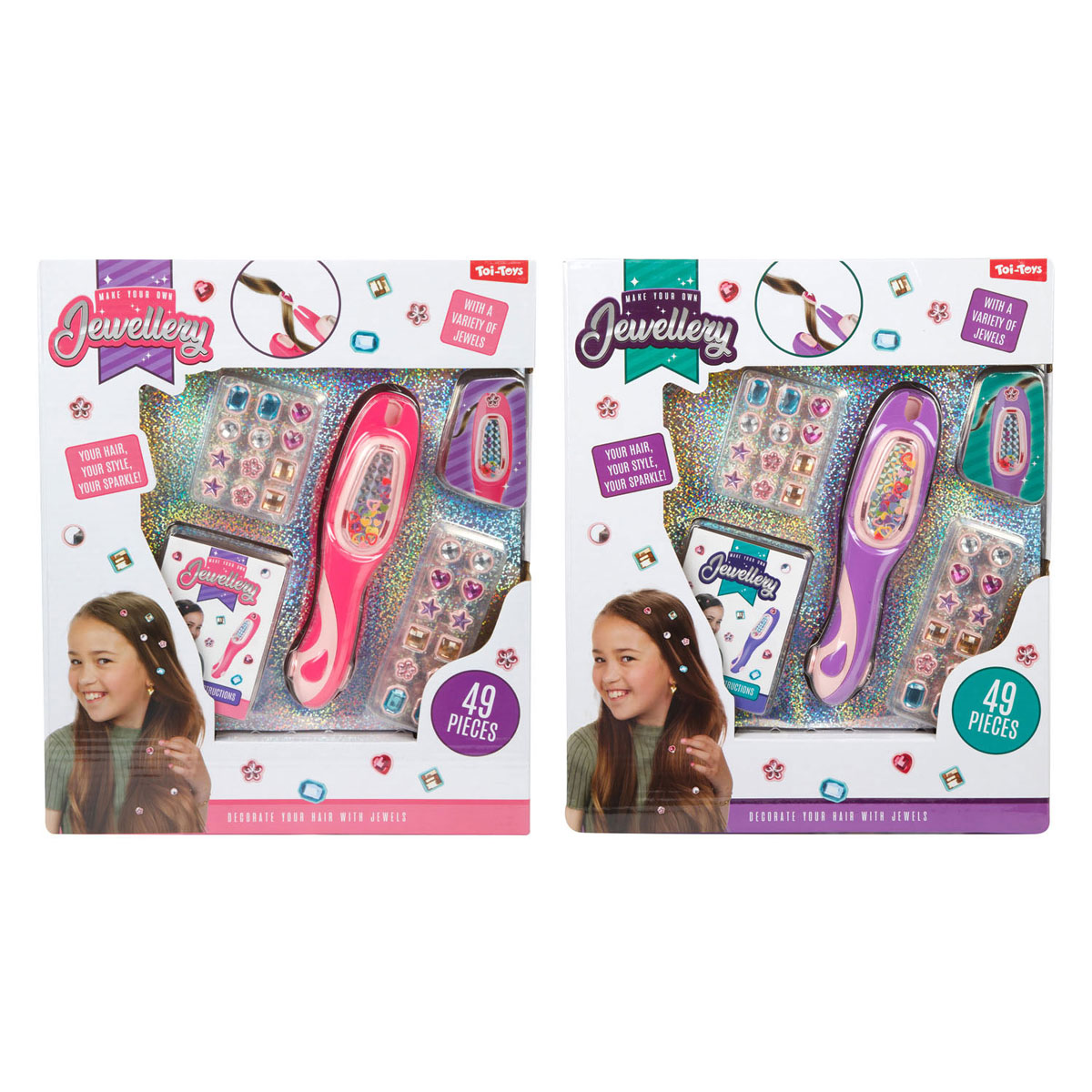 Set Haar Versieren met Juwelen - 49dlg.