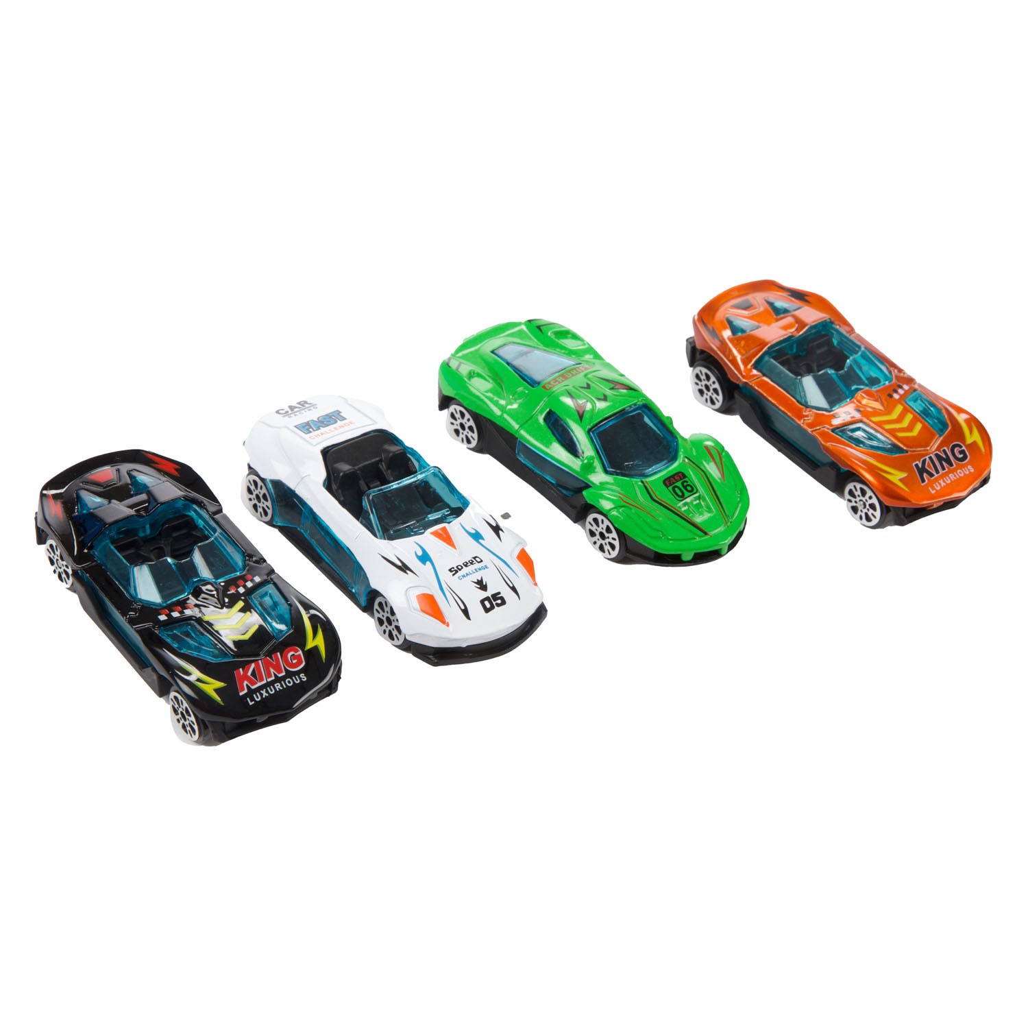 Turbo Racers Aufbewahrungskoffer inklusive 8 Metallautos - 1:45