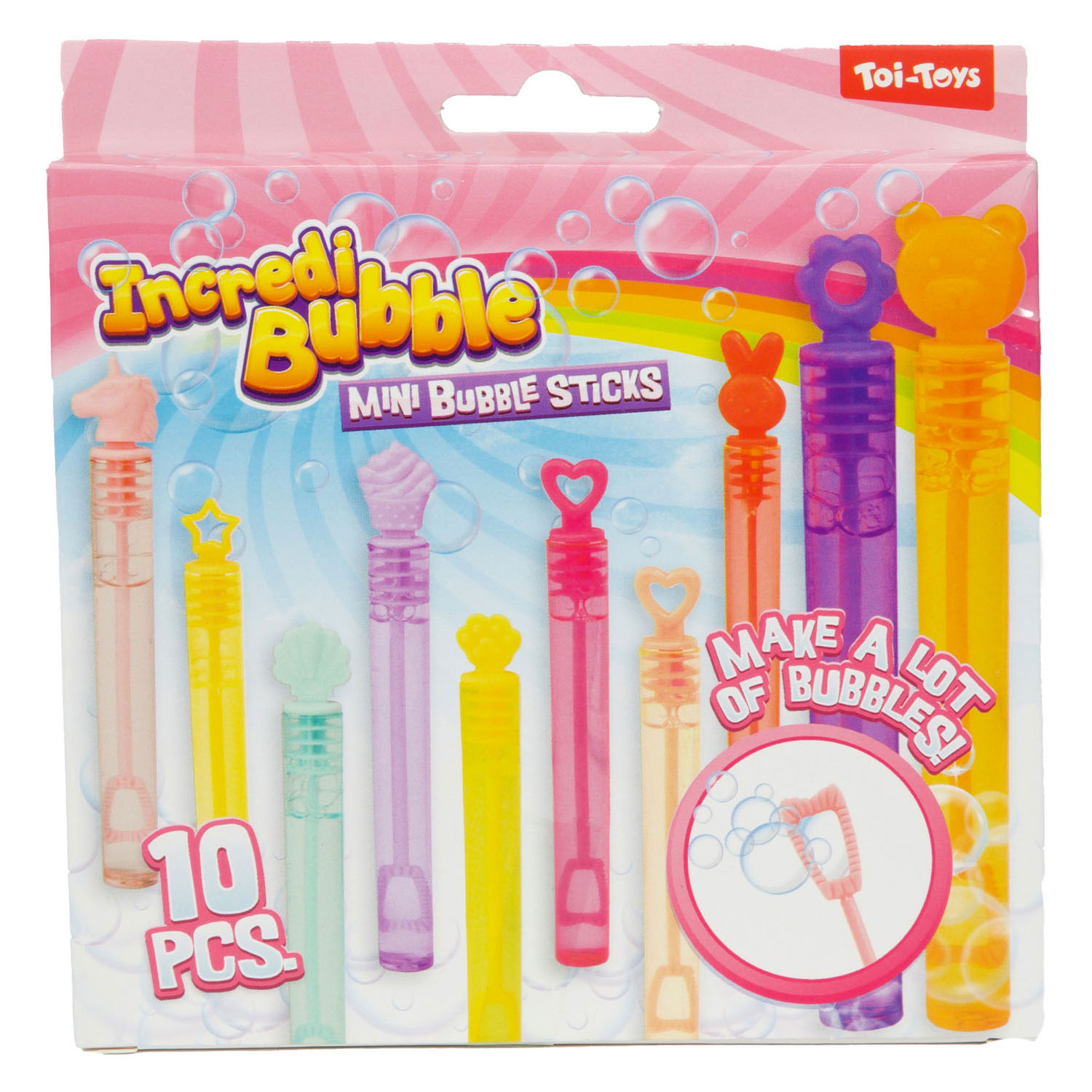 Mini Bellenblaasjes Roze - 10st.