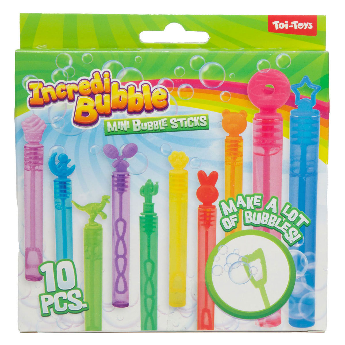 Mini Bellenblaasjes Groen - 10st.