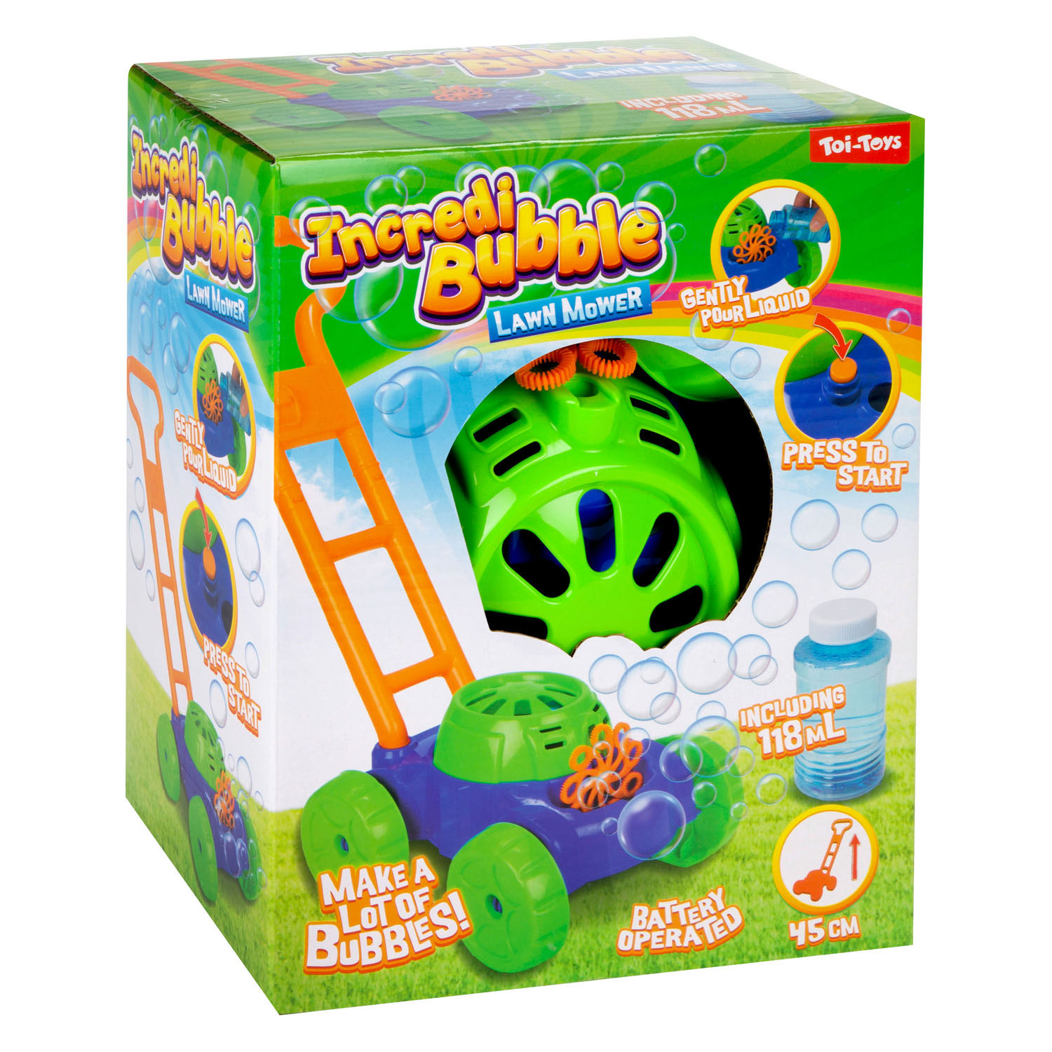 Bellenblaasmachine Grasmaaier met Bellenblaas - 118ml